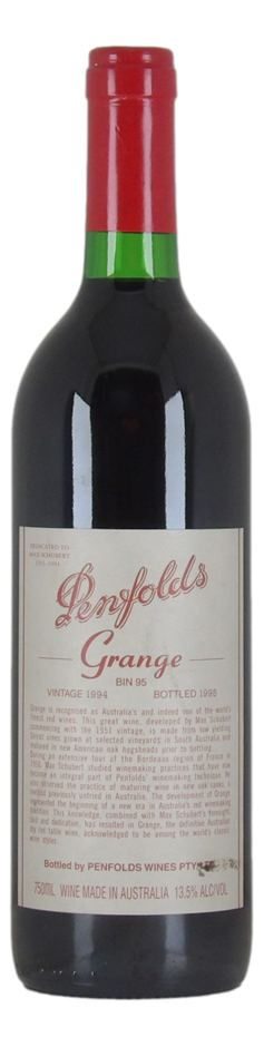 Penfolds Bin 95 Grange 1994 (1x 750mL) SA.