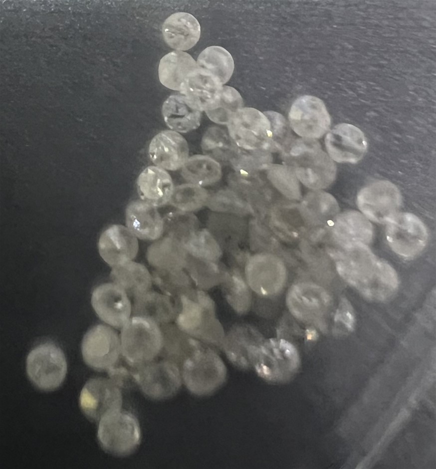 0.25 TCW white various round diamonds