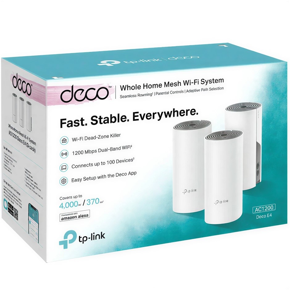 TP-Link Deco S43-Pack AC1200 Whole Home Mesh Wi-Fi System. RRP $266 Buyers