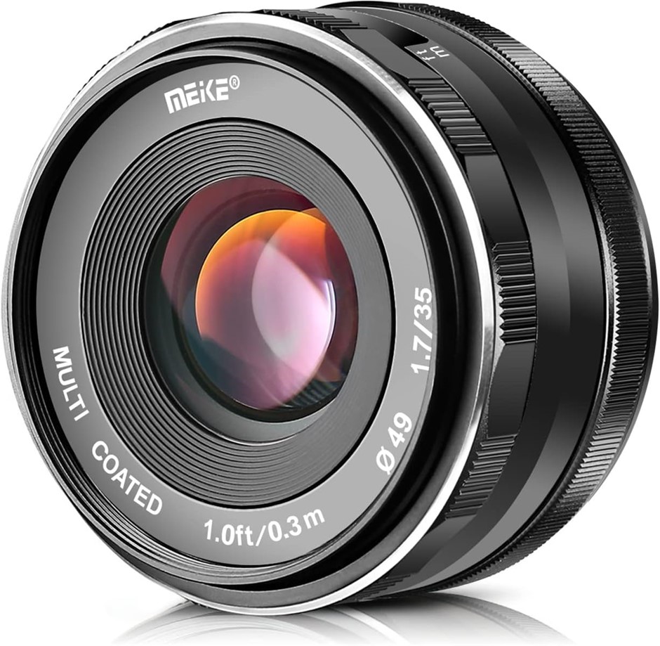 MEIKE MK-E-35-1.7 35mm F1.7 Large Aperture Manual Prime Fixed Lens APS-C fo