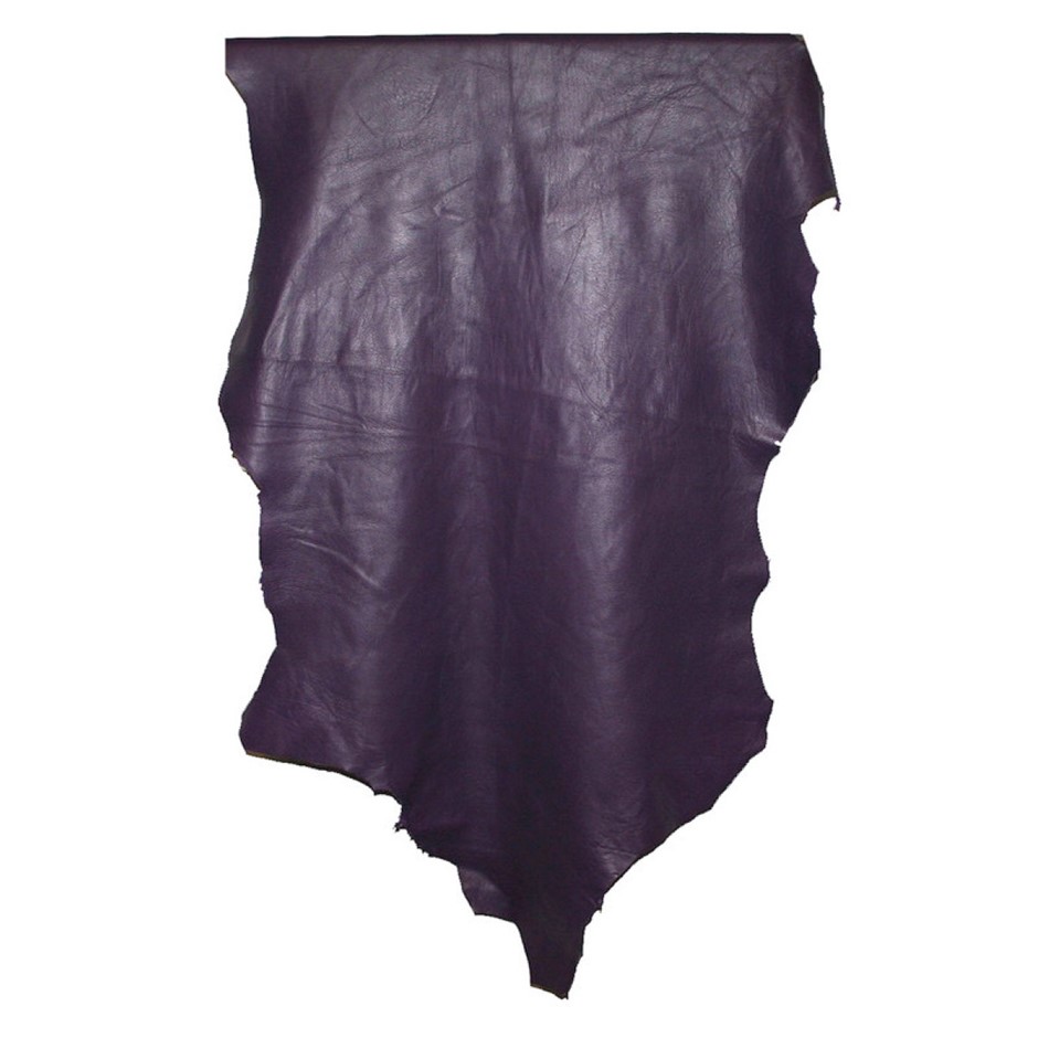 8sqft Top Grade Purple Nappa Lambskin Leather Hide