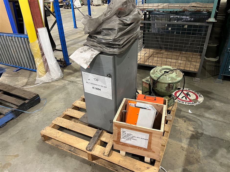 Pallet comprising of Parts and tools