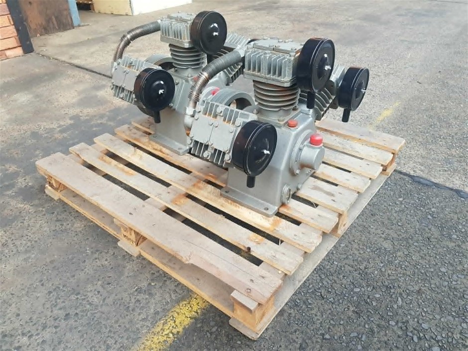 Used Fusheng Three-Cylinder Air Compressor Pumps with Driven Pulley