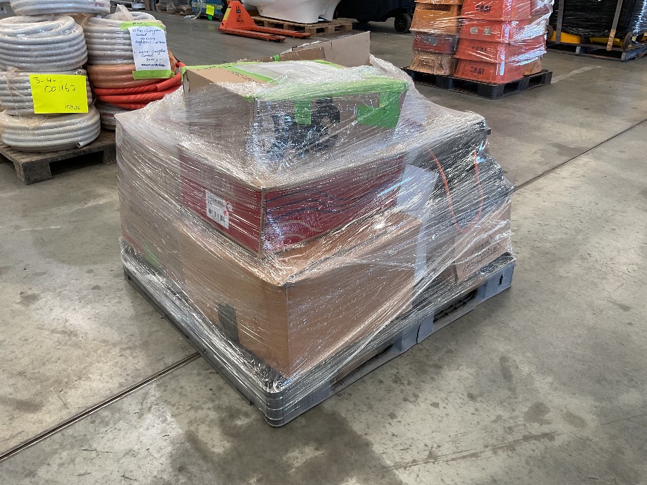 <p>Clipsal Conduit Joiners & Other Electrical Supplies on Pallet</p>
