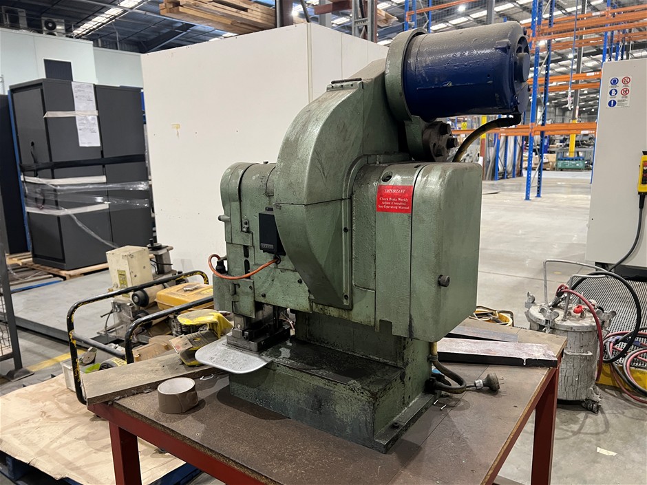 Utilux Pty. Ltd. Model 3 eccentric press