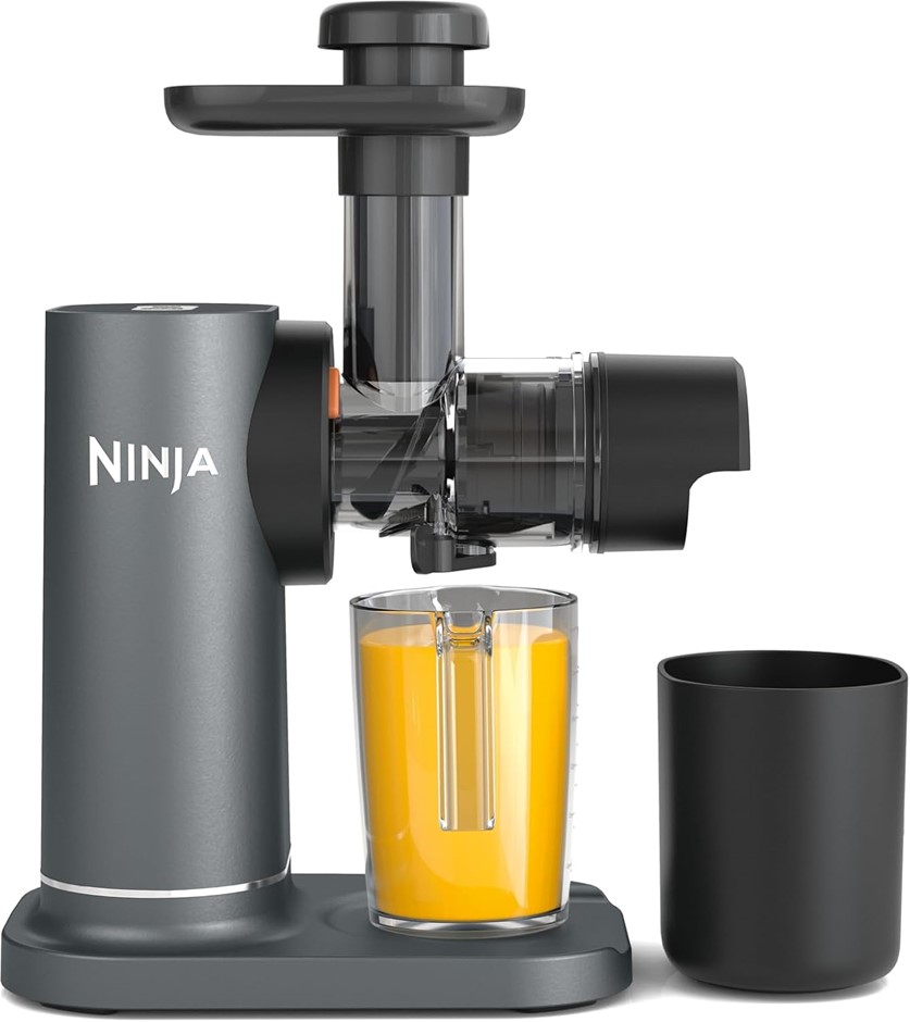 NINJA Neverclog Cold Press Juicer Machine JC151ANZ, Grey. NB: minor use, sl