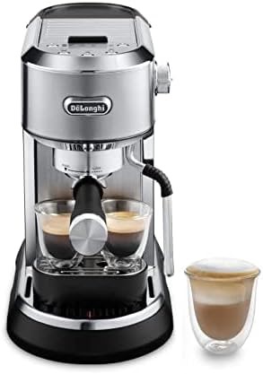 DELONGHI Dedica Maestro EC900.M, Compact Coffee Machine with Milk Frother,