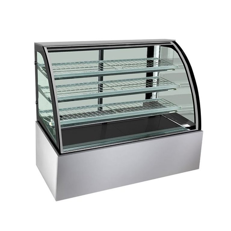 <p>Curved Glass Cold Deli Showcase</p>