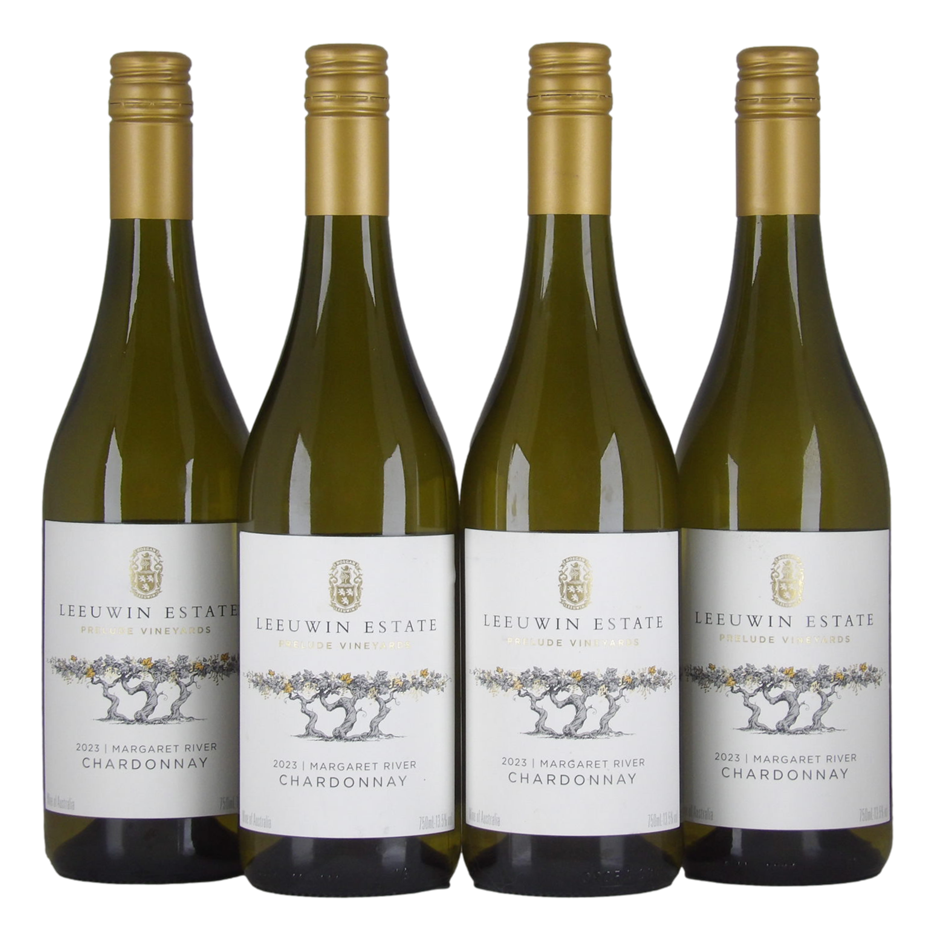 Leeuwin Estate Prelude Chardonnay 2023 (4x 750mL), Margaret River.
