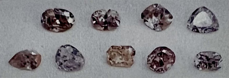 1.74 carats Pink diamonds West Australian Origin Retail Valuation $31,120