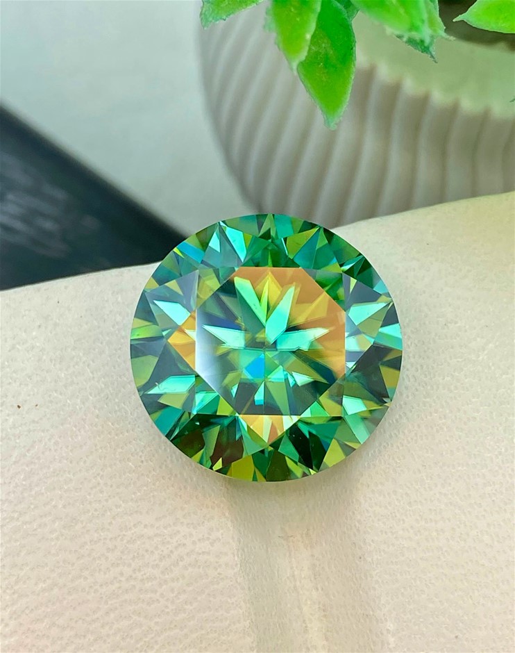 21.30 CT Sparkling Extra Large Moissanite