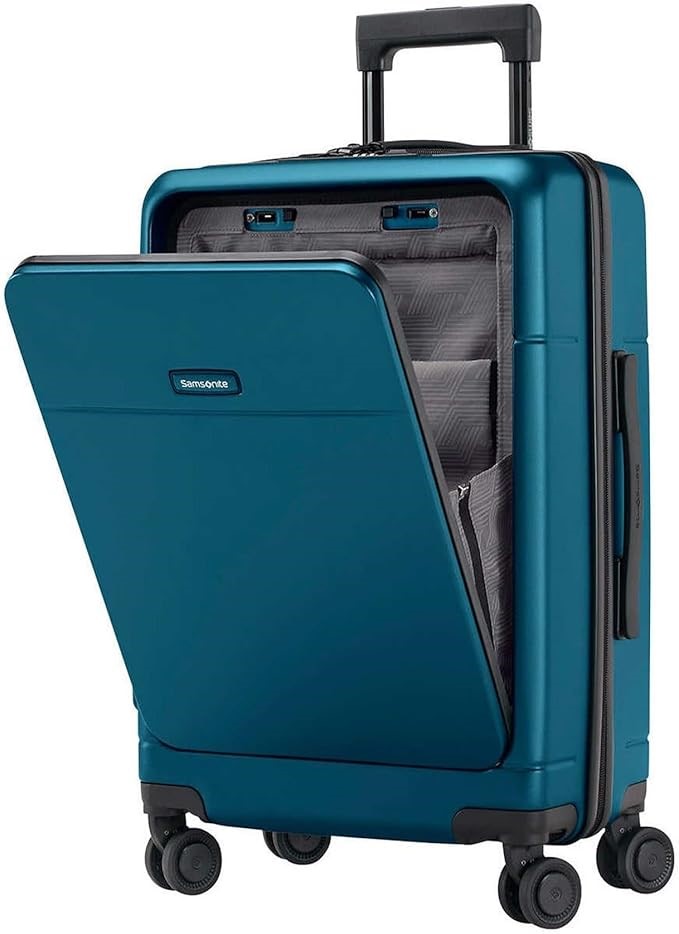 SAMSONITE Sentinel Carry On with Dual Spinner Wheels, 55cm, Blue. NB: Not i