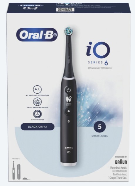 Oral B IO6 Black Electric Toothbrush