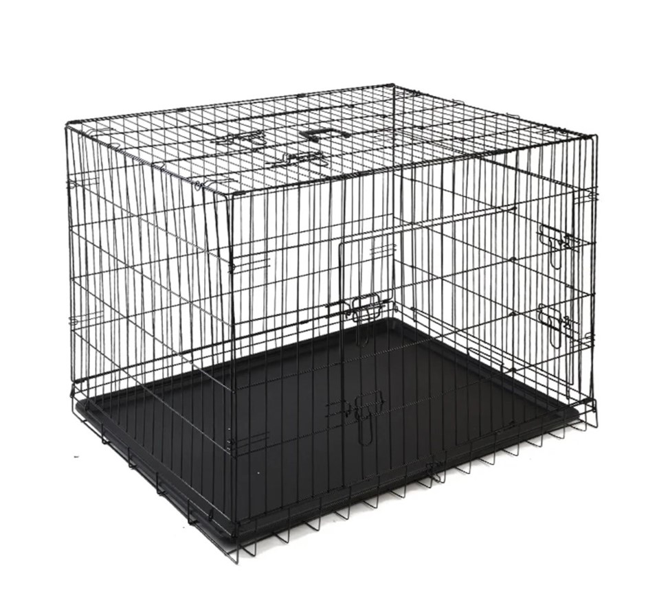 IPET 48 Dog Cage Crate Large Kennel 3 Doors.