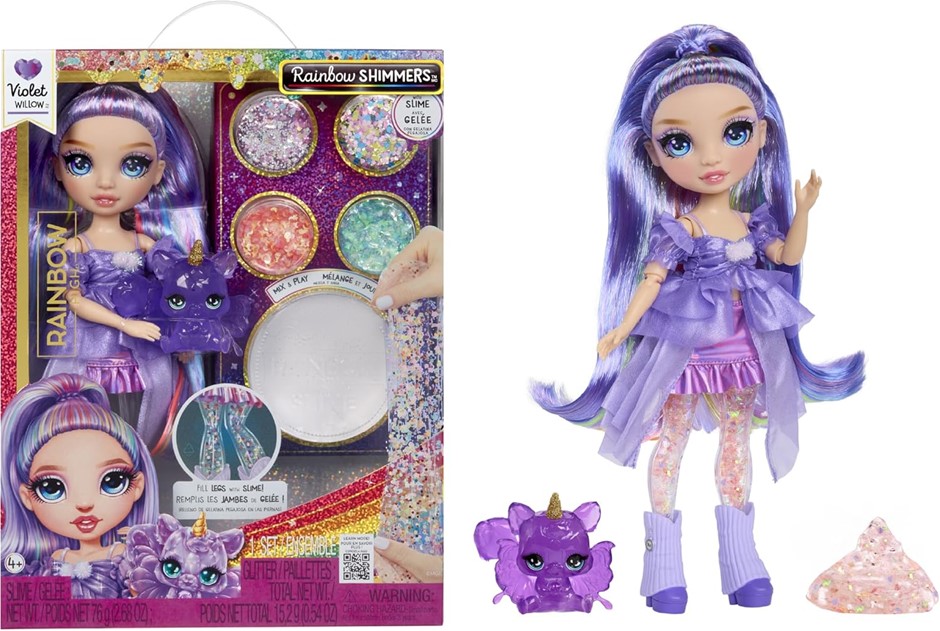 RAINBOW HIGH Rainbow Shimmers with Slime