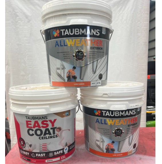 3 x 15L Taubmans Paint Products