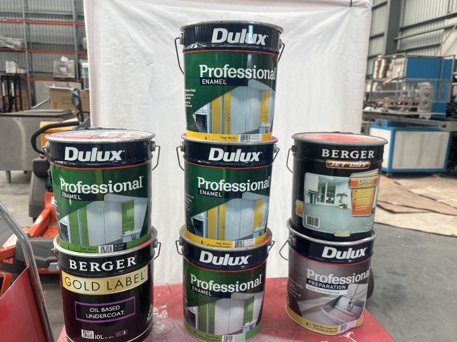 7 x 10L Assorted Dulux & Berger Paint Products