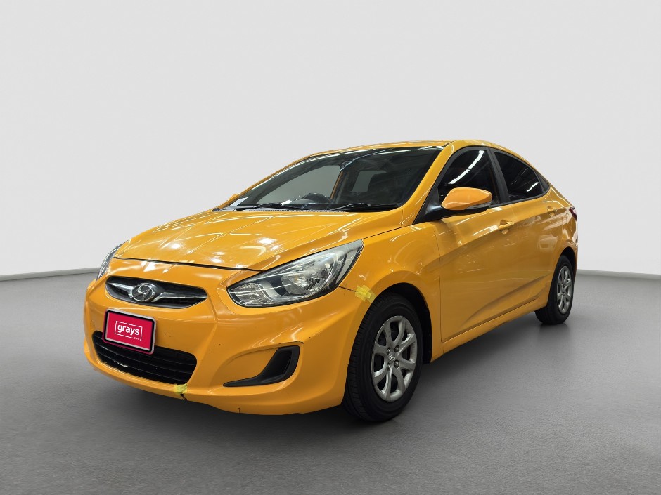 2013 Hyundai Accent Active Sedan (Petrol)(Auto) **No reserve** Sold Registered To All Buyers**