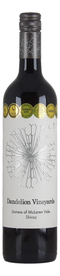 Dandelion Vineyards Lioness of McLaren Vale Shiraz 2019 (6x 750mL), SA.