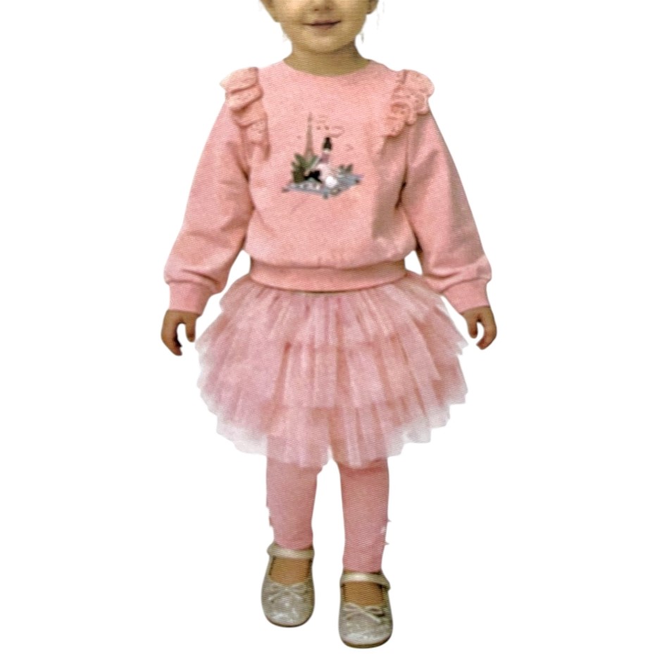 3pc LILI GAUFRETTE Girls' Set, Size 5, Pink. Buyers Note - Discount Freigh