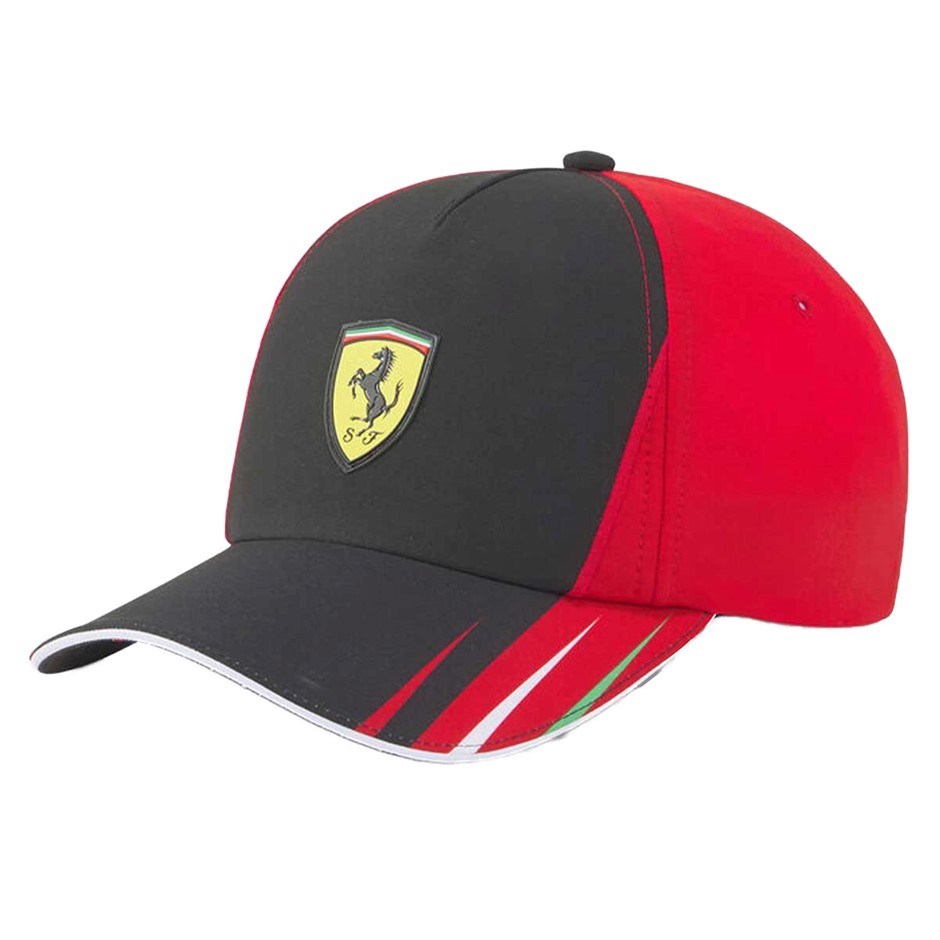 SCUDERIA FERRARI Unisex Replica F1 Team BB Cap, Puma Black-Rossa Corsa (01)