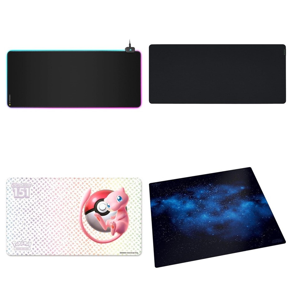 4 x Gaming Mouse Pad. 1 x CORSAIR MM700 RGB Extended XL Gaming Mouse Pad. 1