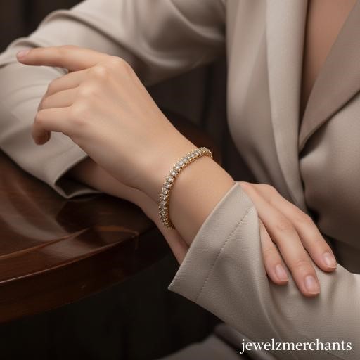 22K/Italy Rose Gold Filled Bracelet -(stamped 22K/Italy)