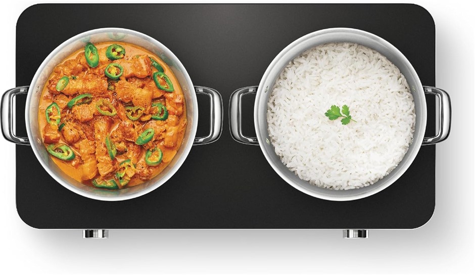 Breville, The Quick Cook Dual Zone Induction Cooker, Matte Black, LIC700MTB
