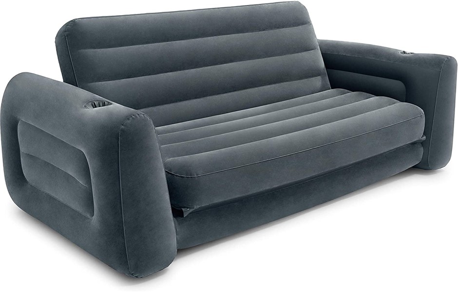 INTEX Pull-Out Sofa Inflatable Sofa. NB: damaged box