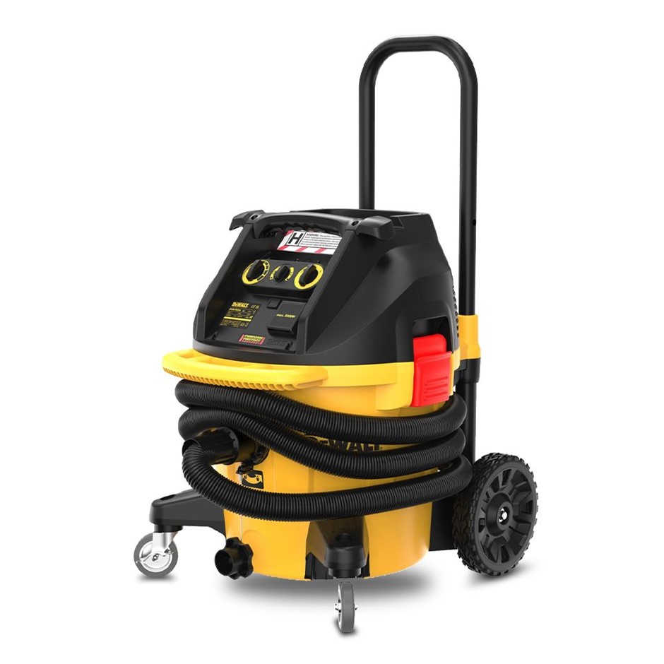 DeWALT 1400W 38L High Performance H-Class Dust Extractor. NB: Not Working &