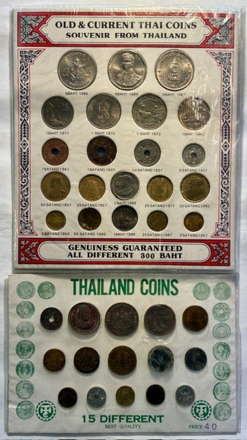 Thailand 2 x Coins Sets - 36 Coins