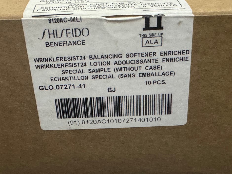 Shiseido Benefiance WrinkleResist24 Balancing Softener 25ML , BOX OF 10