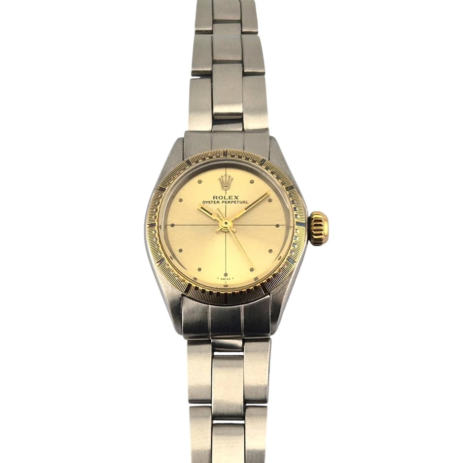 ROLEX OYSTER PERPETUAL AUTOMATIC 26MM STAINLESS STEEL 6084 WXO