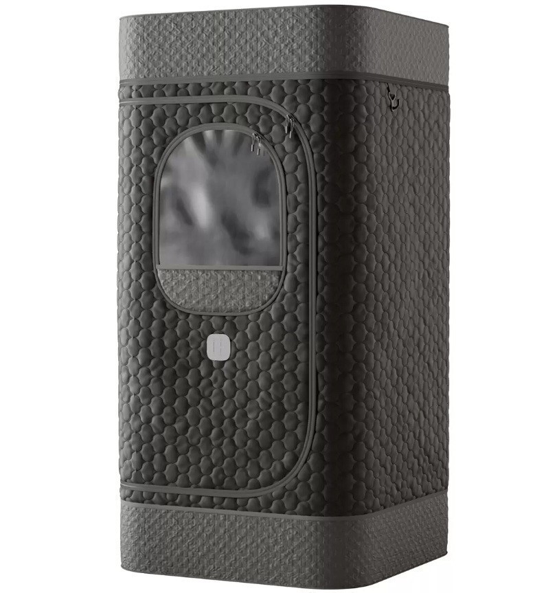 HOMEDICS Premium Steam Sauna, Black, SPE-SN400-BK-AU.