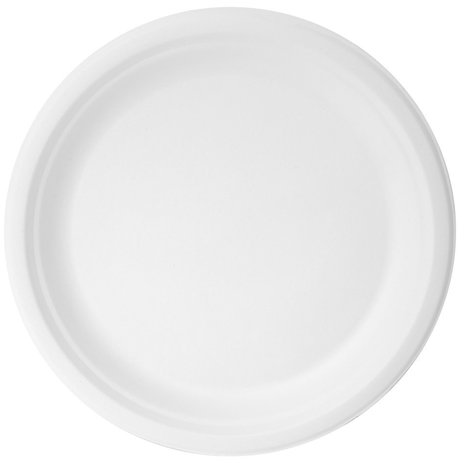 2 x Pack of 140pc SANTORA Bagasse Plates. N.B: Damaged packaging.