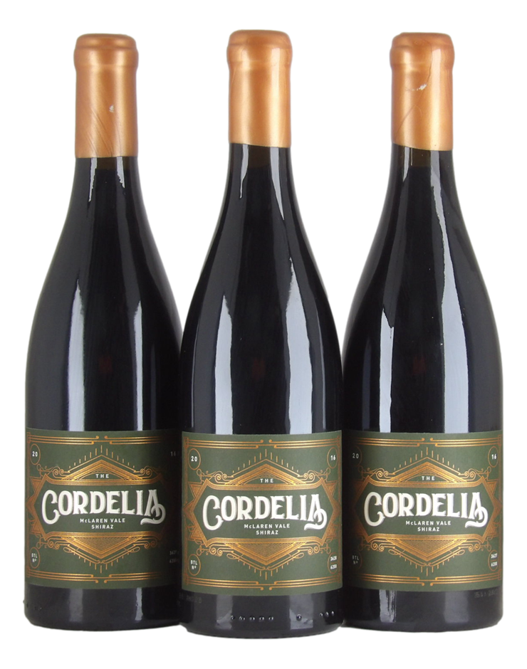 The Cordelia Shiraz 2016 (3x 750mL) McLaren Vale, SA