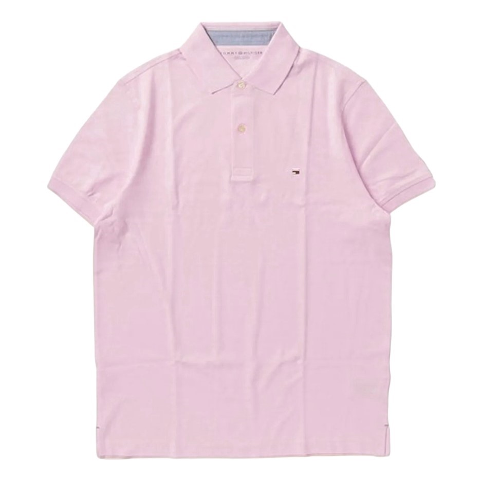TOMMY HILFIGER Men's Richard Polo, Size 2XL, 100% Cotton, Pink (TOA), 43844