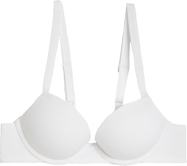TOMMY HILFIGER Women's Micro Double Push Up Underwire Micro Bra, Size 12B,
