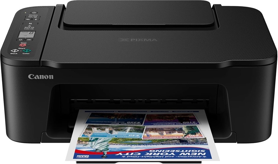 CANON Pixma TS3660 Home Printer, Black. NB: Powers On. No Further Testing.