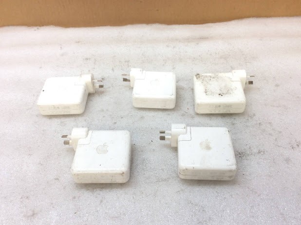 Apple Mixed Model Power Adapters (Lot of 5)