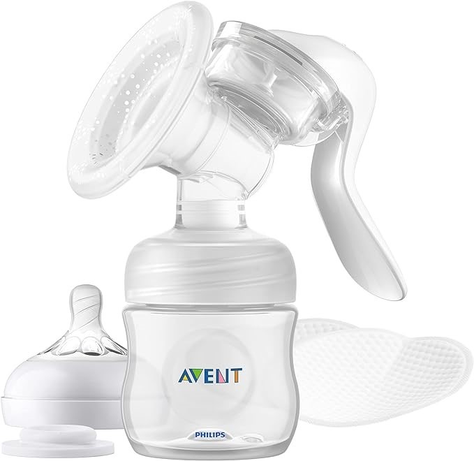 PHILIPS AVENT Silicone Manual Breast Pump with Bottle Breast Milk Collector