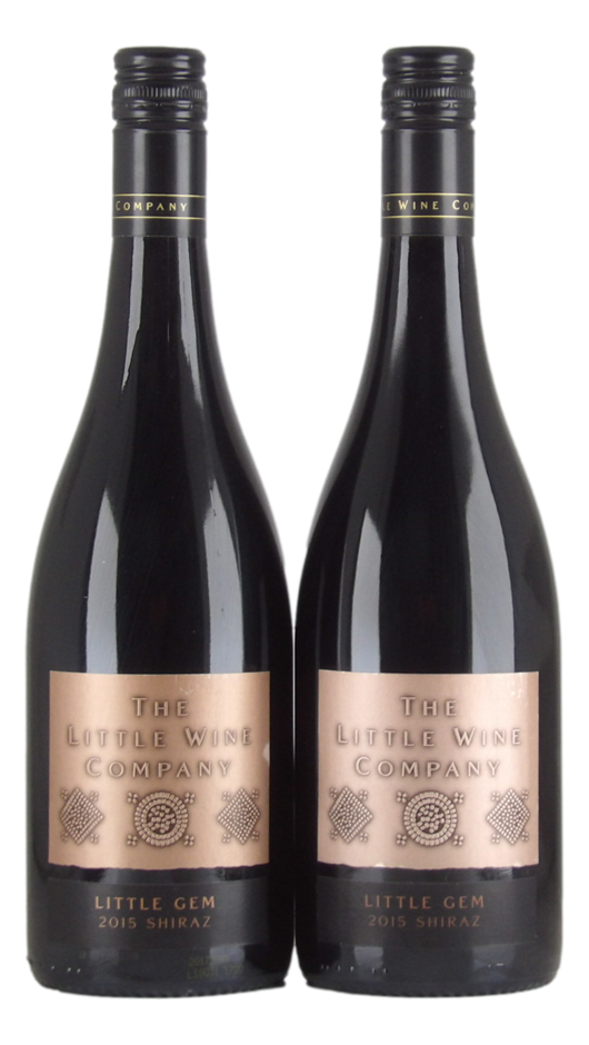 The Little Wine Company Little Gem Shiraz 2015 (2x 750mL), Hunter Valley.
