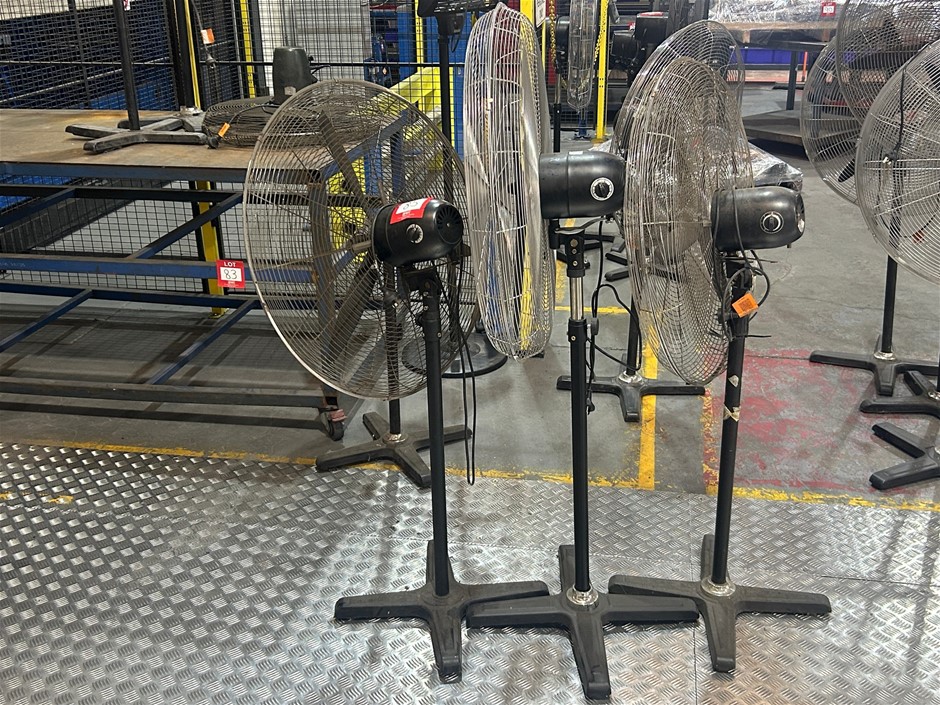 3 x Pedestal Fans