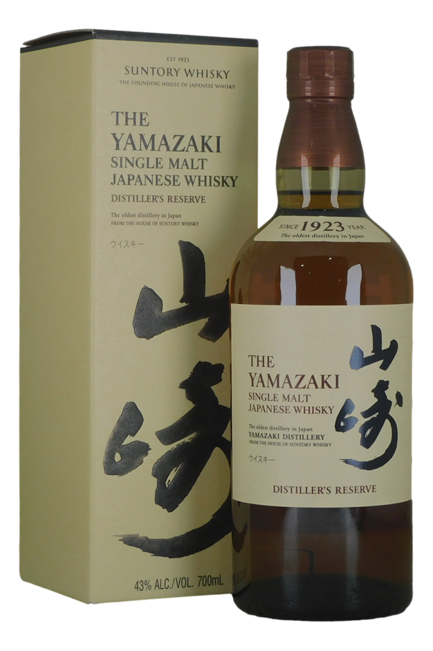 The Yamazaki Distiller's Reserve Single Malt Whisky (1x 700mL), Japan.