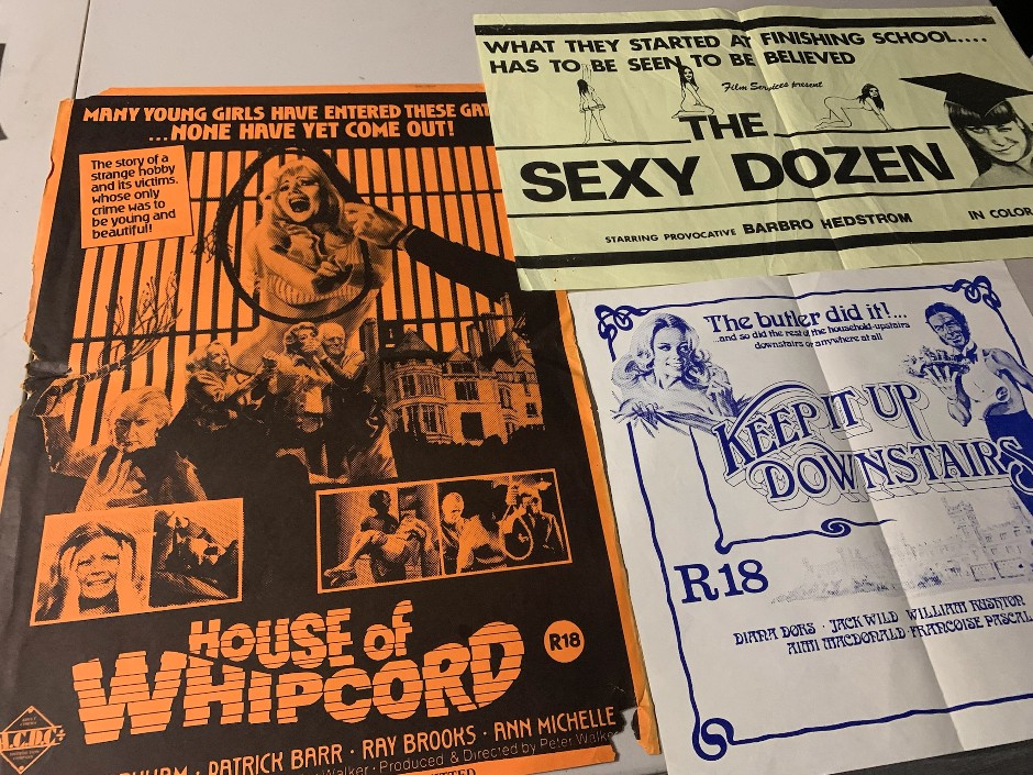 Lot of Vintage Aust and NZ Movie Daybills classic cult R18 plus Restrict