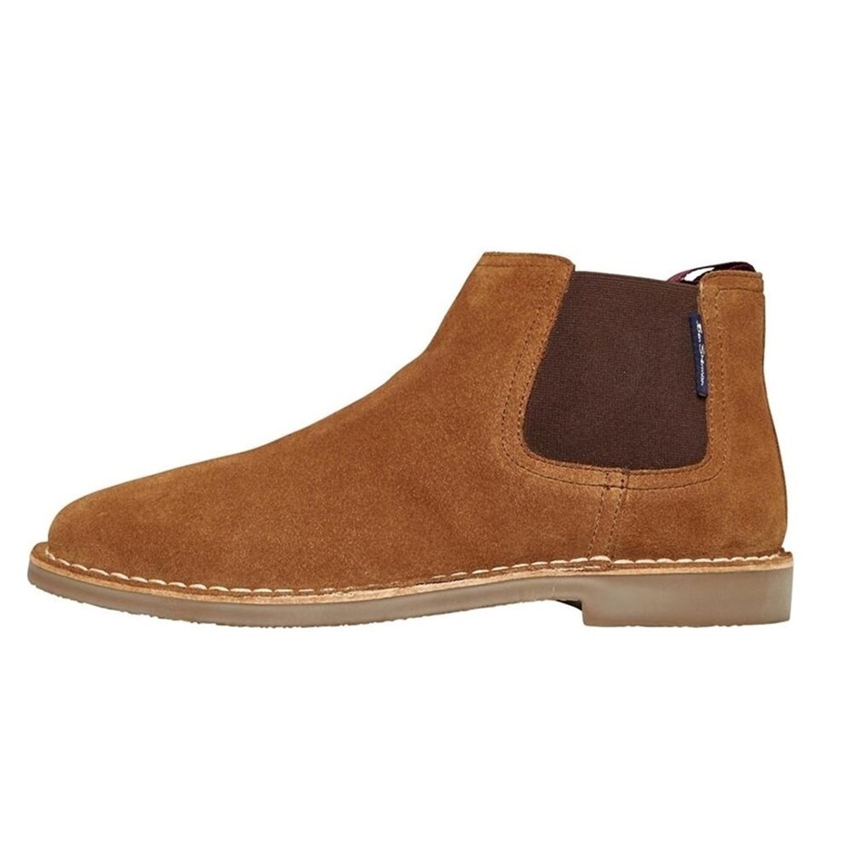 BEN SHERMAN Men's Garcia Boot, Tan Suede, Size UK 9/ US 10 (BS13402). RRP: