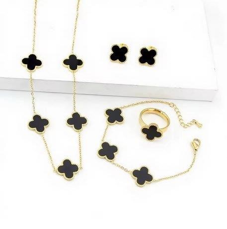 6-Piece Jewellery Set. Watch, Necklace, Bracelet, Ring & Earrings(Gift Box)