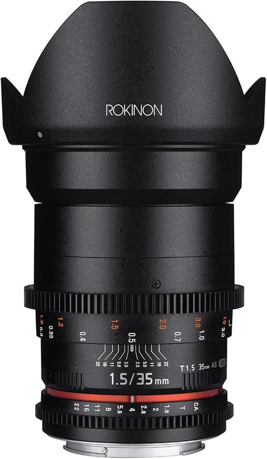 ROKINON Cine DS DS35M-C 35mm T1.5 AS IF UMC Full Frame Cine Wide Angle Lens