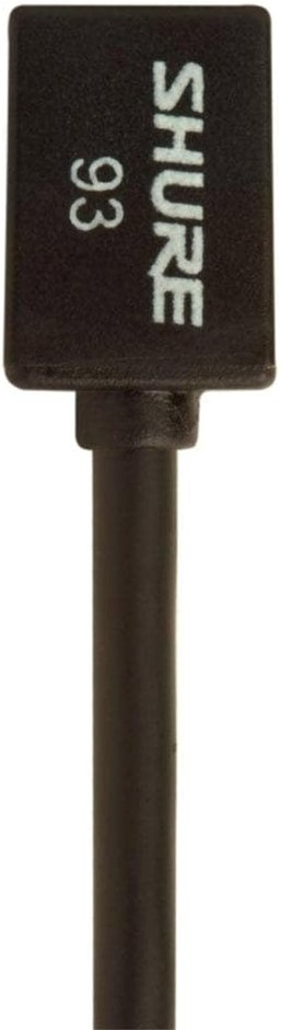 SHURE WL93 Series Subminiature Condenser Lavalier Microphones,WL93- Black,