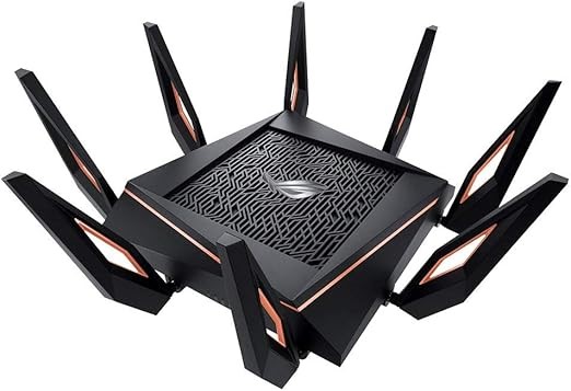 ASUS ROG Rapture GT-AX11000 Tri-Band WiFi 6 Extendable Gaming Router, 2.5G